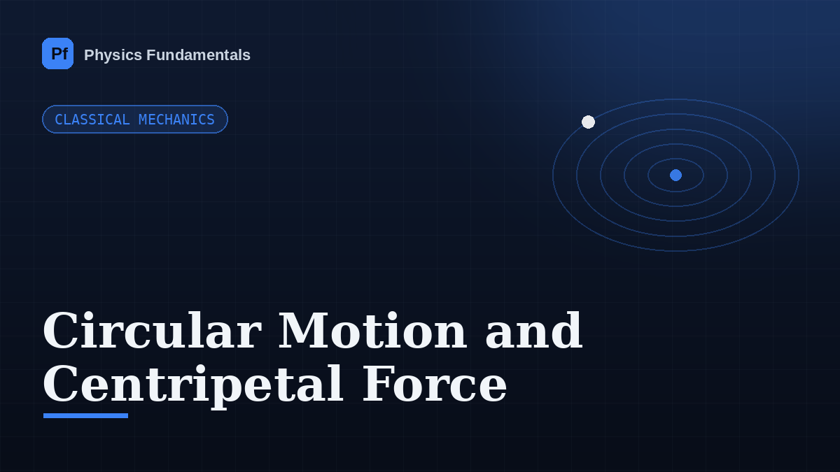 Circular Motion and Centripetal Force - Physics Fundamentals