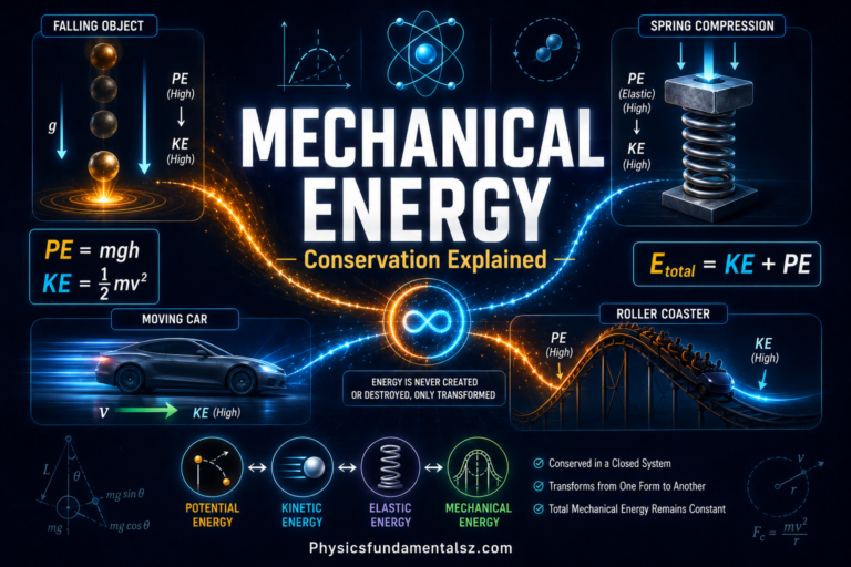 Mechanical Energy: KE + PE, Conservation & Energy Transformations