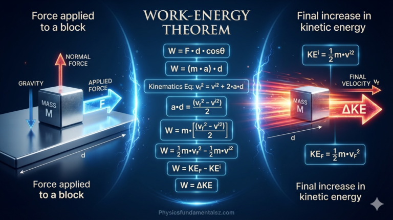 Work-Energy Theorem: Complete Guide with Formula, Derivation, and Examples