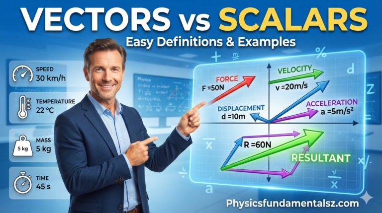 Vectors and Scalars: Definitions, Examples & Vector Addition