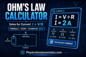 Ohm's Law Calculator Solve for Current: Formula, Steps & Examples 2026