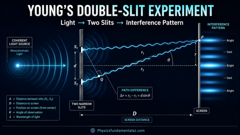 Young's Double-Slit Experiment: Fringe Formula, Proof & Applications