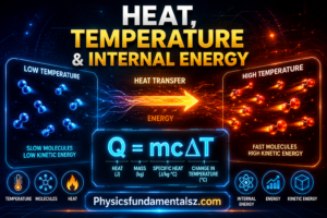Thermal Energy & Internal Energy: Heat, Temperature & Q = mcΔT