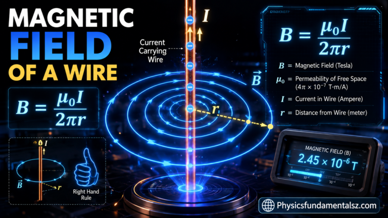 Magnetic Field of a Current-Carrying Wire: B = μ0I/2πr