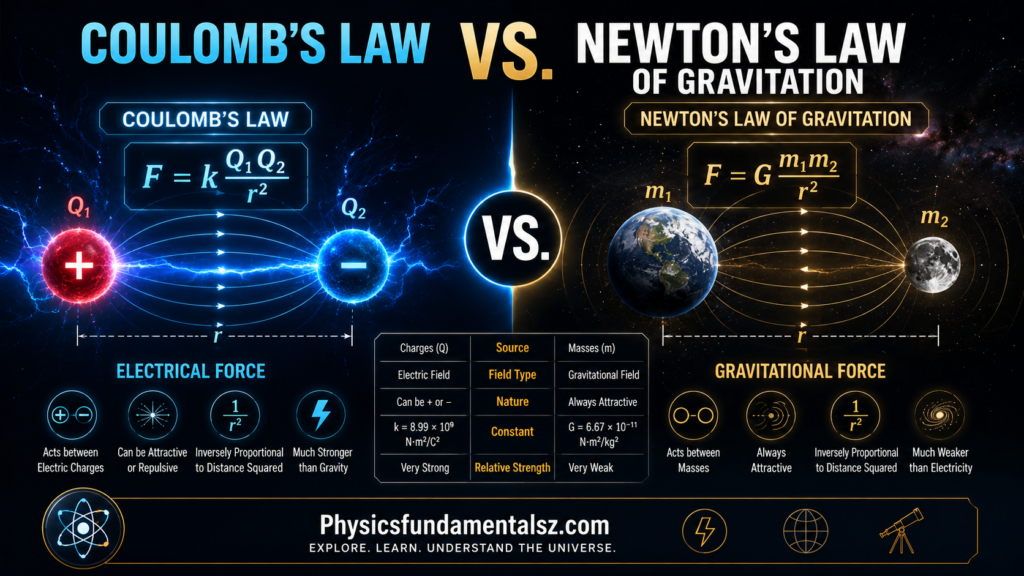 Coulomb's Law Calculations: F = kQ1Q2/r² Formula & Examples