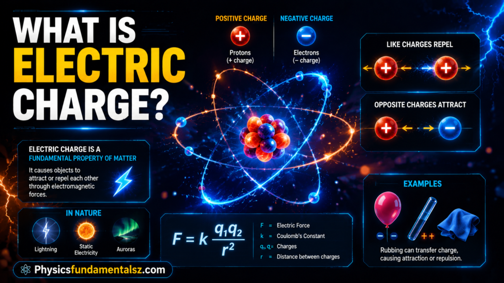 Electric Charge and Coulomb's Law: F = kq₁q₂/r² Explained