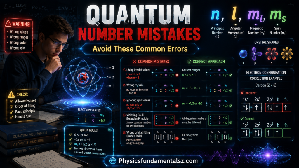 Quantum Numbers: n, l, m_l, m_s and Electron Configuration