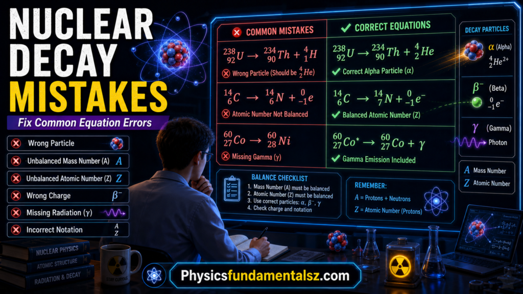Nuclear Decay Equations: Alpha, Beta & Gamma Decay Explained