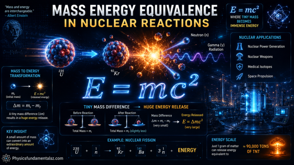 Mass-Energy Equivalence: E = mc² Derivation & Nuclear Applications