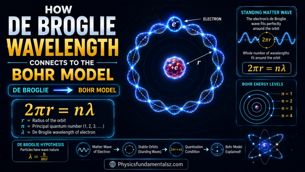 De Broglie Wavelength: λ = h/mv Formula, Derivation & Examples