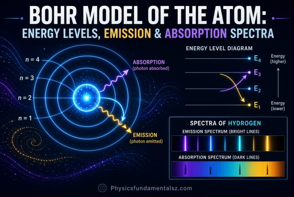 Bohr Model of the Atom: Energy Levels, Emission & Absorption Spectra