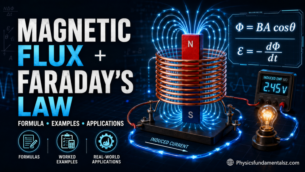 Magnetic Flux and Faraday's Law: Formula, Examples & Applications