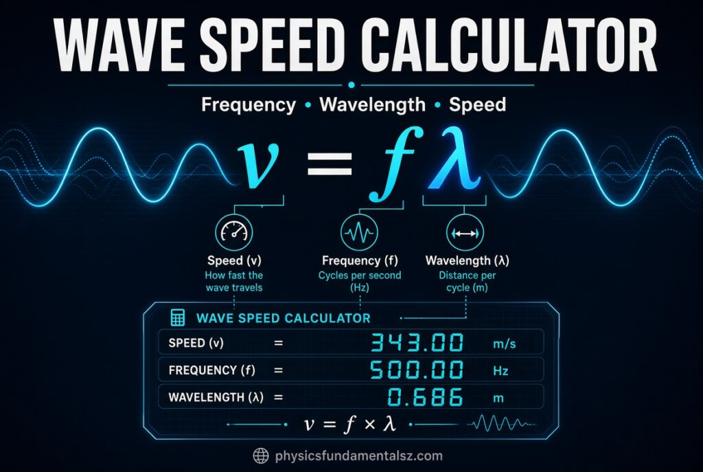 Wave Speed Calculator Frequency Wavelength: Formula, Steps & Worked Examples 2026