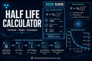 Half Life Calculator With Steps: Formula, Examples & Full Guide 2026