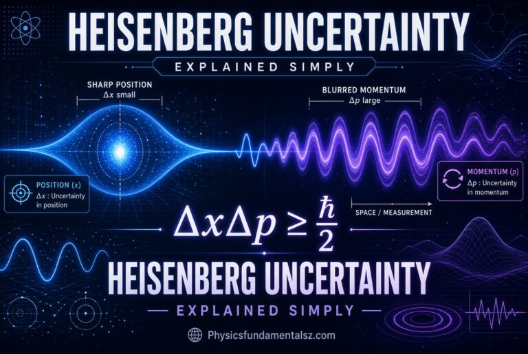 Heisenberg Uncertainty Principle: ΔxΔp ≥ ℏ/2 — Explained Simply