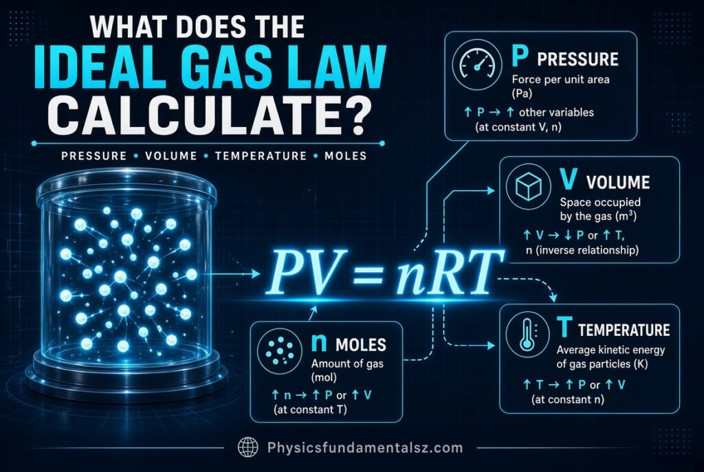 Ideal Gas Law Calculator With Steps: PV = nRT Formula & Examples 2026