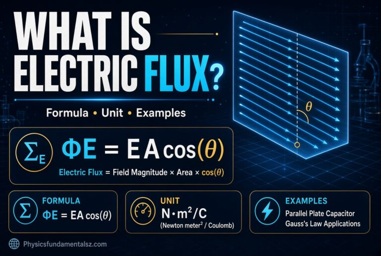 What Is Electric Flux Simple Explanation: Formula, Unit & Examples 2026