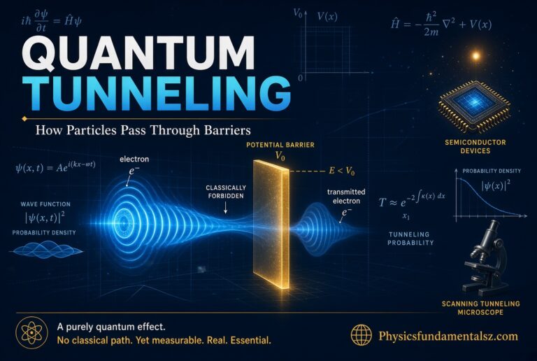 Quantum Tunneling Explained Simply (With Real Examples) 2026