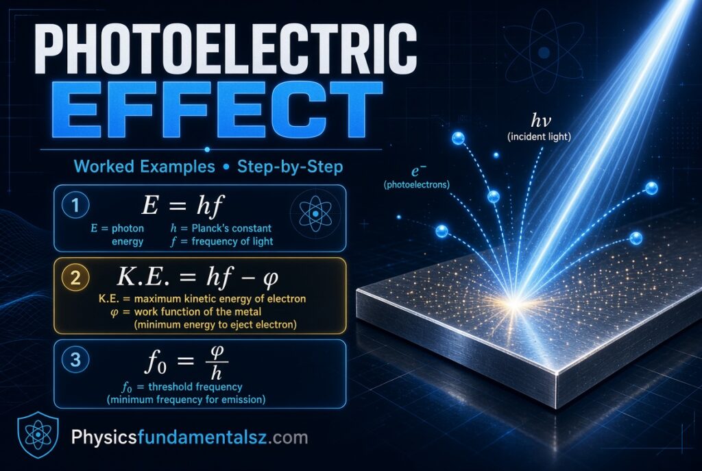 Photoelectric Effect Worked Examples: Step-by-Step Solutions 2026