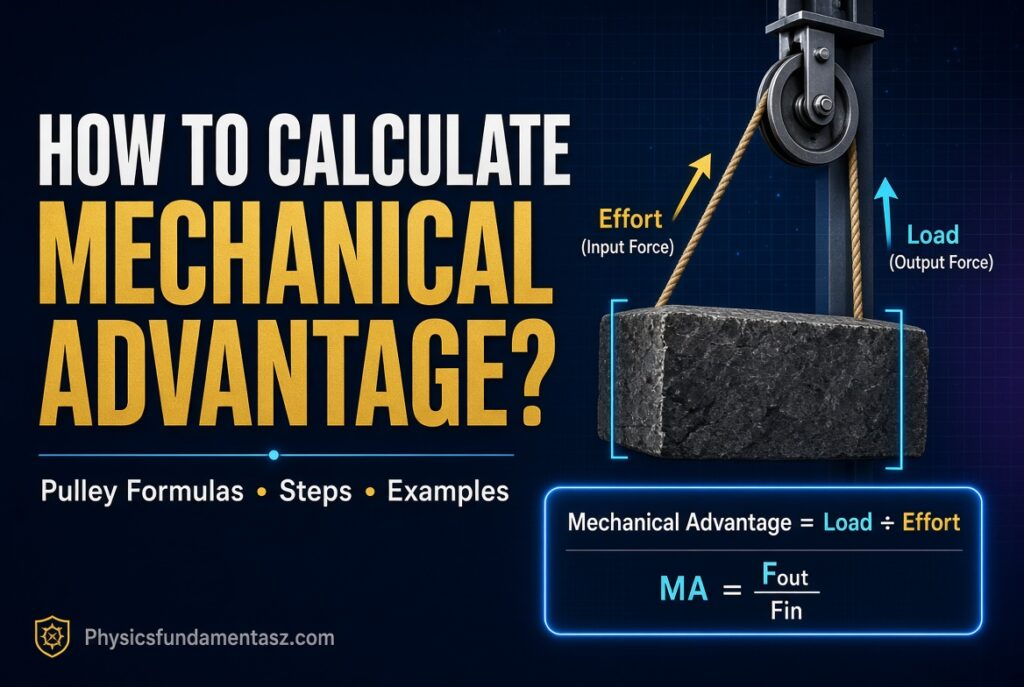 How to Calculate Mechanical Advantage of a Pulley: Formulas, Steps & Examples 2026