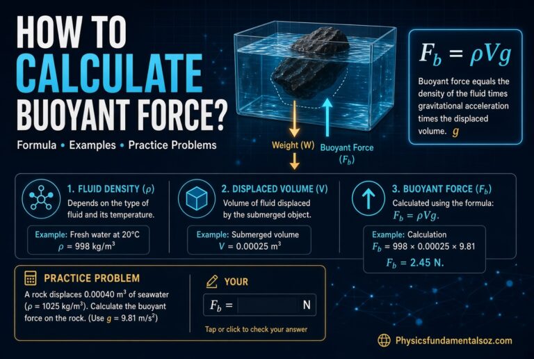 How to Calculate Buoyant Force Step by Step: Formula, Examples, and Practice Problems 2026