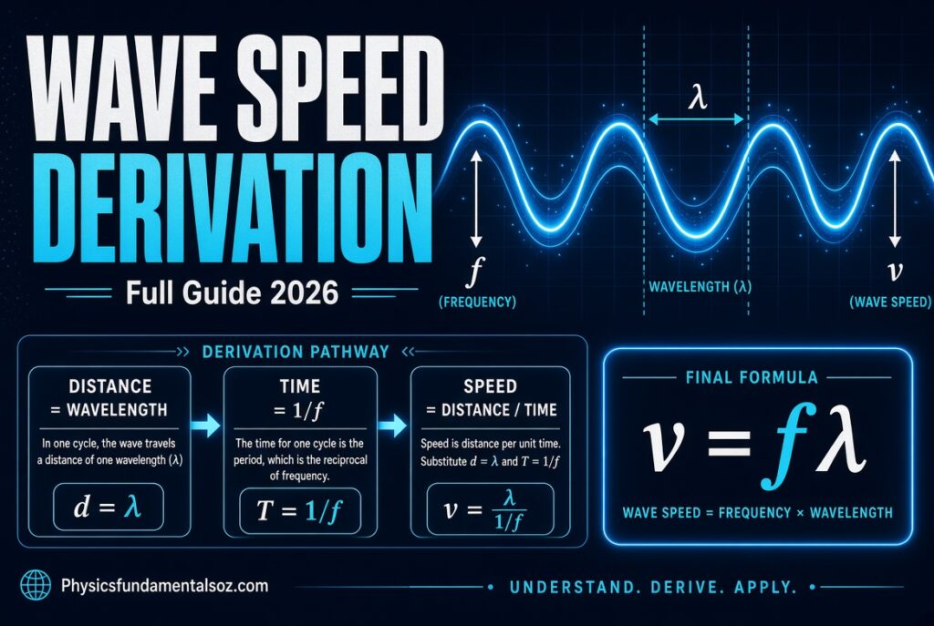 How to Derive Wave Speed Formula? Full Derivation Guide 2026