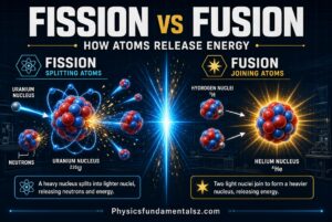 Difference Between Fission and Fusion With Examples: How Splitting and Joining Atoms Release Energy 2026