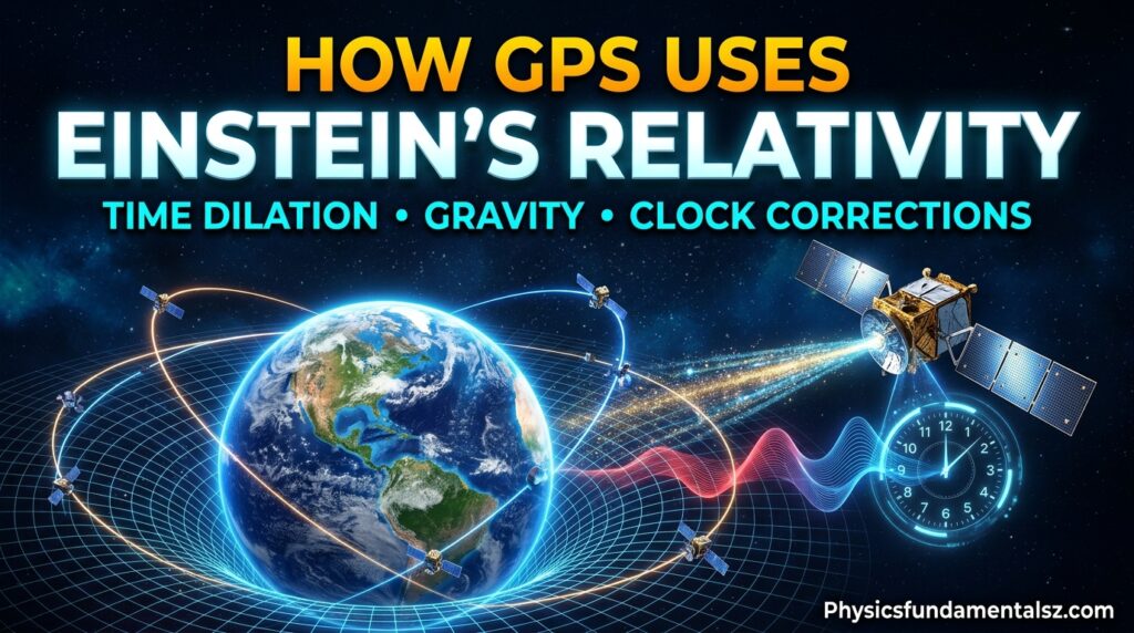 How Does GPS Use Einstein Relativity Physics Explanation: Time Dilation, Gravity, and Clock Corrections Explained 2026