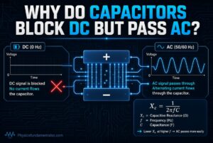 Why Do Capacitors Block DC but Pass AC? Explained Simply 2026