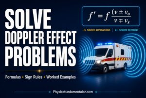 How to Solve Doppler Effect Problems Step by Step: Formulas, Sign Rules, and Worked Examples 2026