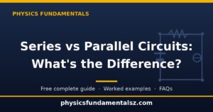 Difference between series and parallel circuits hero image: series vs parallel circuits comparison